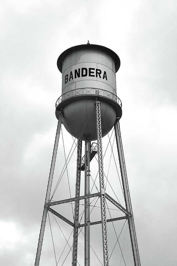Bandera Texas Water Tower Photograph by Art Block Collections