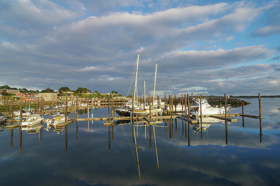 Bandon Boat Harbor Photograph by Wayne Johnson - Fine Art America