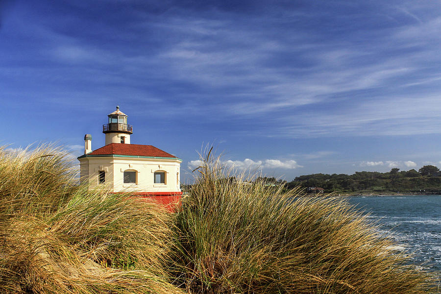 Bandon Coquille River Lighthouse Photograph by James Eddy