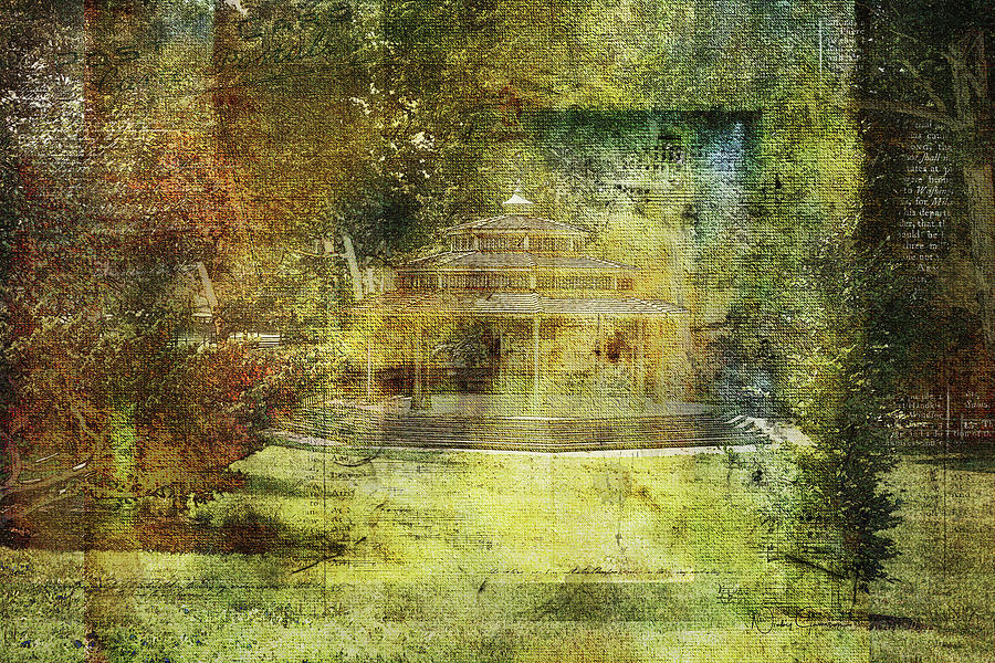 Bandstand in Kew Park Digital Art by Nicky Jameson