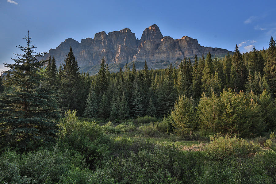 Banff Mountains Photograph by Sam Amato