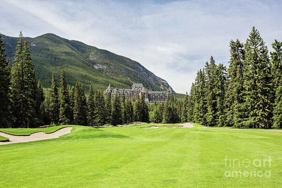 Banff Springs Golf and the Castle Photograph by Scott Pellegrin