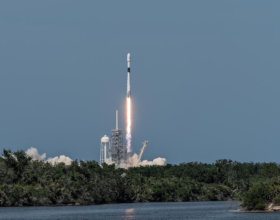 Bangabandhu Satellite-1 Leaving The Pad Photograph by Ron Dubin - Fine ...