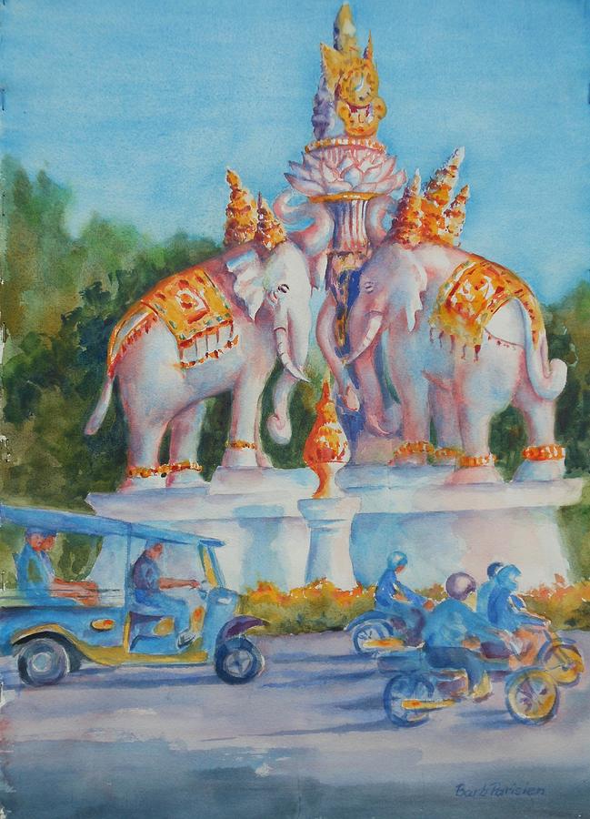 Bangkok Painting by Barbara Parisien