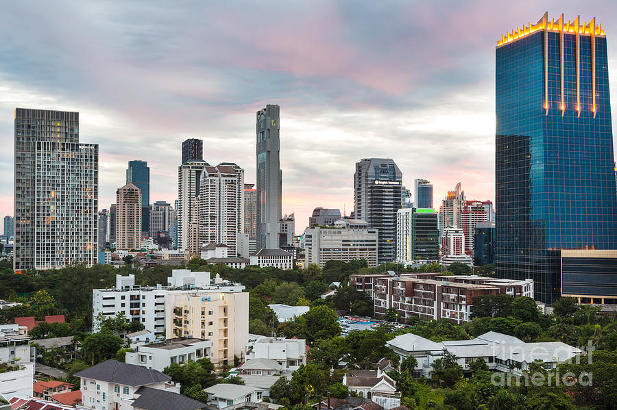Bangkok modern city Photograph by Didier Marti
