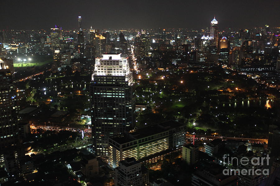 Bangkok Night -  Thailand Photograph by Anthony Totah