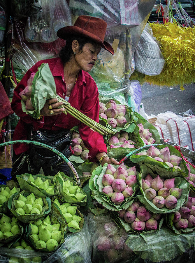 Bangkoks Lotus Cowboy Photograph by Joshua Van Lare