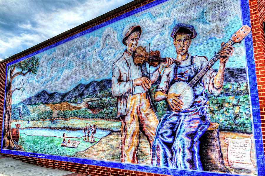 Banjo Mural Photograph by Dale R Carlson