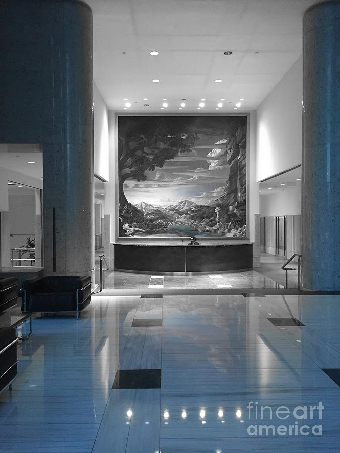 Bank Lobby Photograph by Jenny Revitz Soper