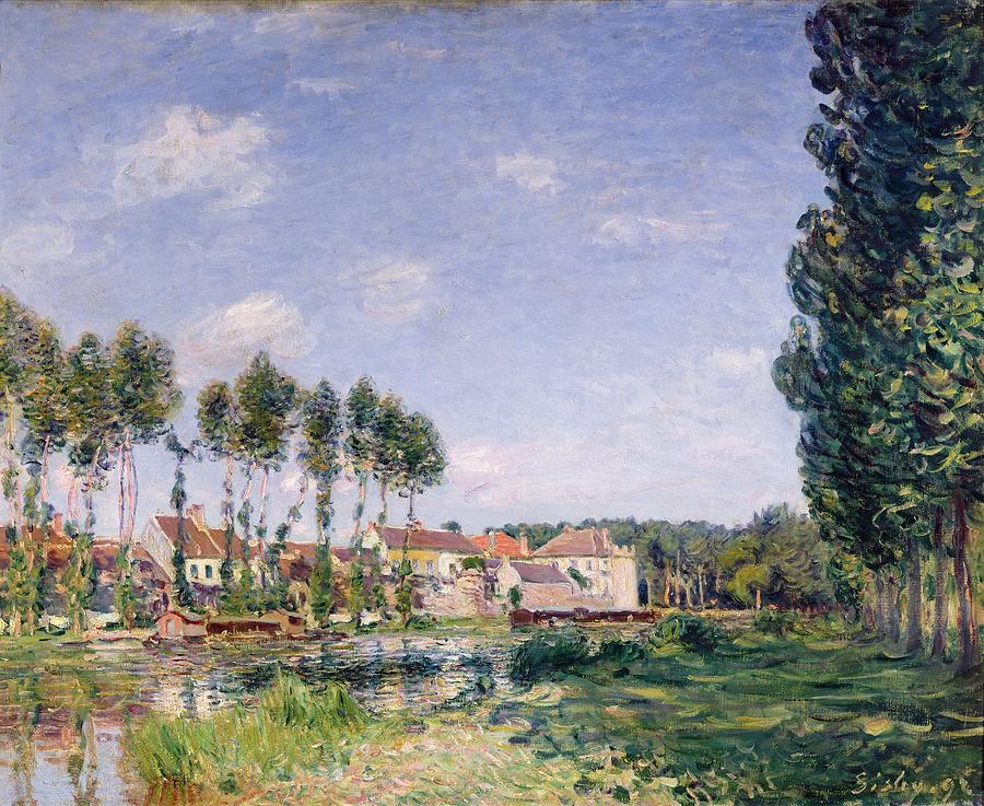 Banks Of The Loing Painting by Alfred Sisley