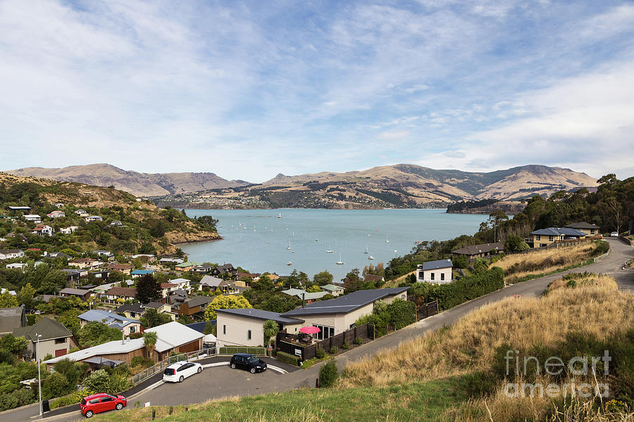 Banks peninsula in New Zealand south island Photograph by Didier Marti