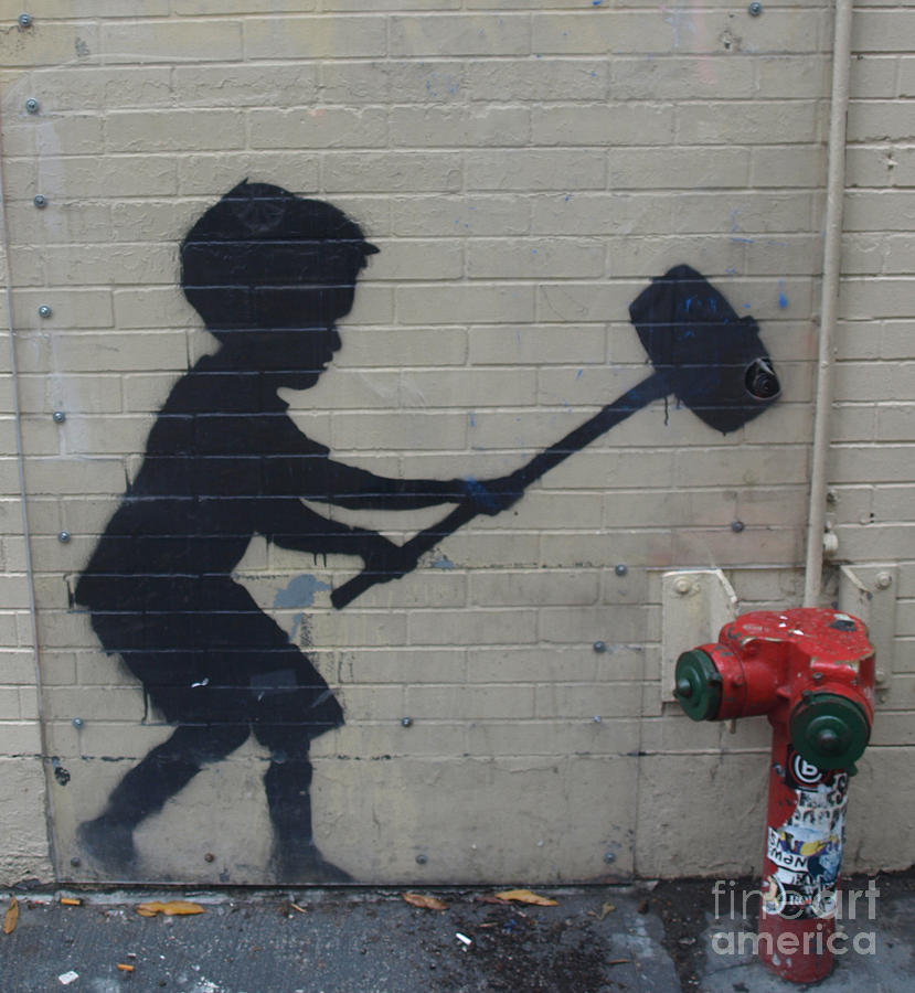 Banksy in New York Photograph by Mary Capriole