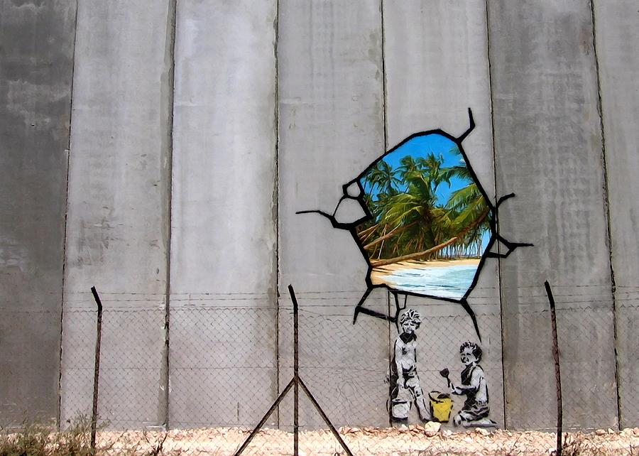 Banksy Photograph - Banksy Kids by Munir Alawi