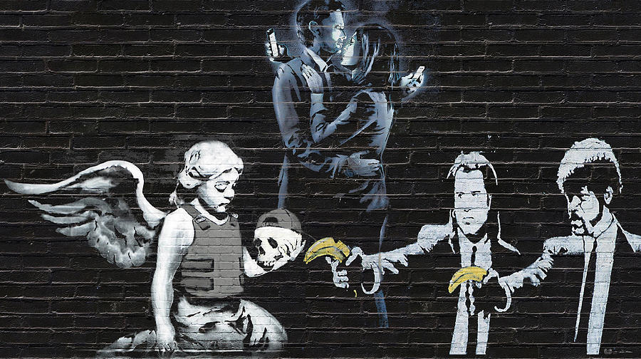 Banksy - The Tribute - Failure to Communicate Digital Art by Serge Averbukh