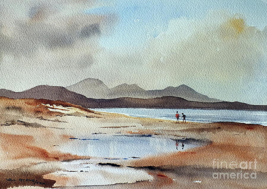 Banna Strand, Co. Kerry. Painting by Val Byrne