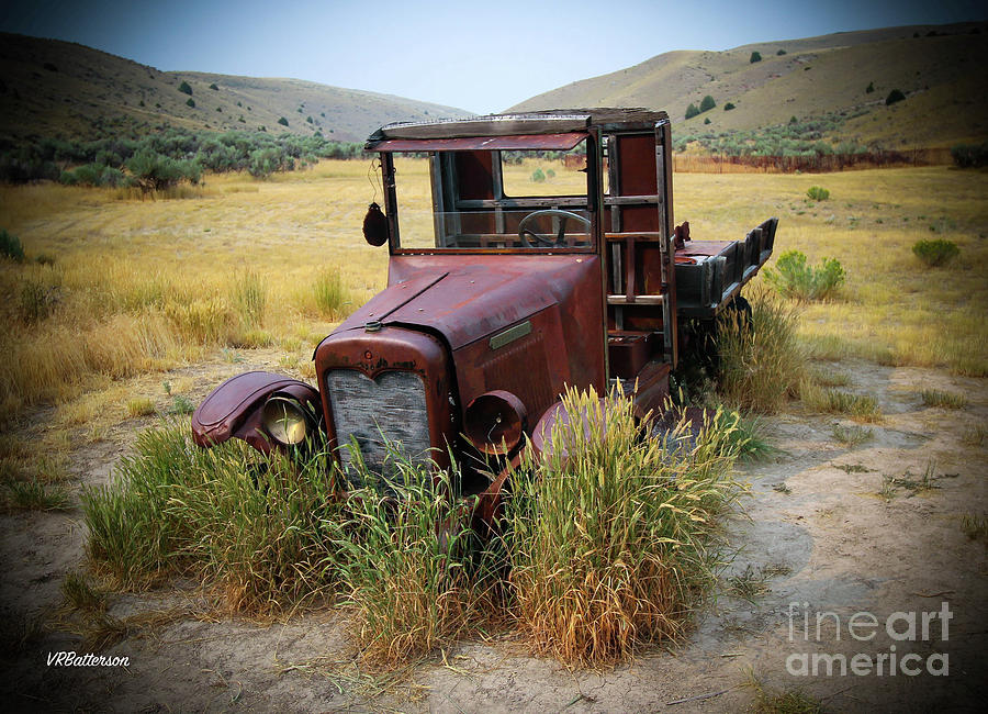 Bannack Montana Old Truck Two Photograph by Veronica Batterson