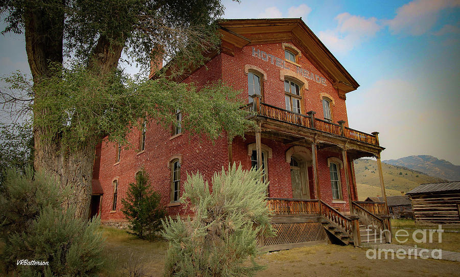Bannack Montana The Hotel Meade Photograph by Veronica Batterson