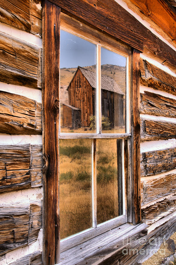 Bannack Reflection In The Past Photograph by Adam Jewell