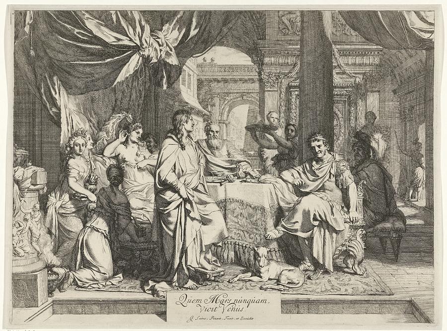 Gerard De Lairesse Painting - Banquet of Cleopatra by Celestial Images