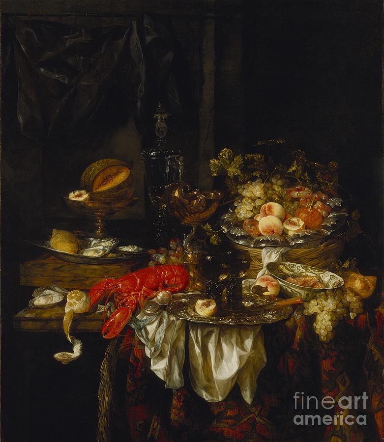 Banquet Still Life Painting by Celestial Images