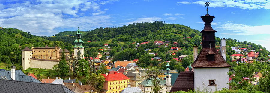 Banska Stiavnica panoramic view, Slovakia Photograph by Elenarts - Elena Duvernay photo