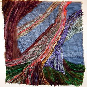 Banyan Tree Tapestry - Textile by L Susan Stark Banyan Tree Tapestry - Textile by L Susan Stark
