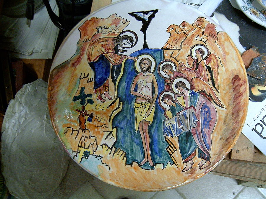 Baptism Ceramic Art By Maria Rosaria Dalessandro | Fine Art America