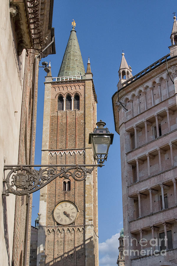 Baptistery and Cathedral in Parma Photograph by Patricia Hofmeester