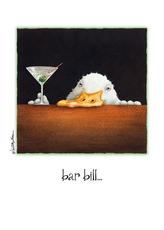 Bar Bill... Painting by Will Bullas