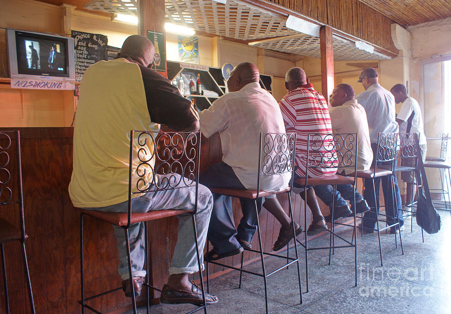 Bar Buddies In St.Georges Photograph by David Birchall