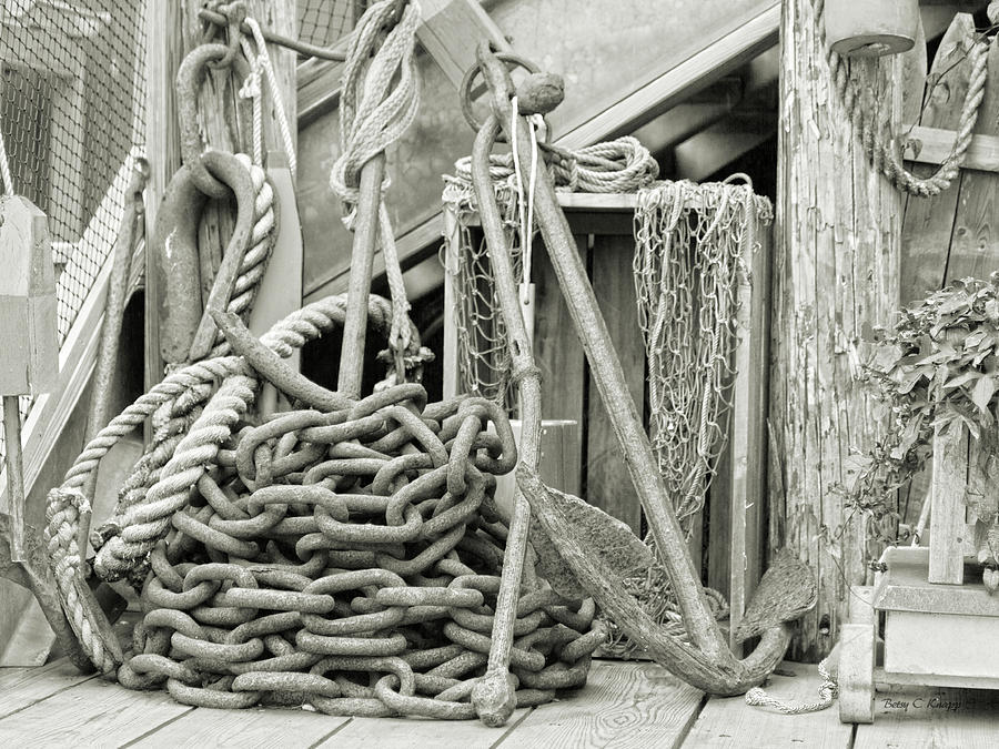 Inspirational Photograph - Bar Harbor Anchors Away by Betsy Knapp