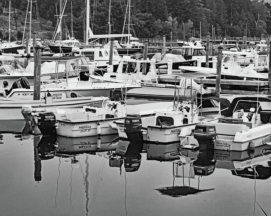 Boat Photograph - Bar Harbor, Maine No. 3-1 by Sandy Taylor