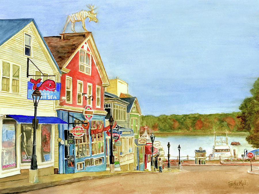 Bar Harbor Maine Painting by Faythe Mills Pixels