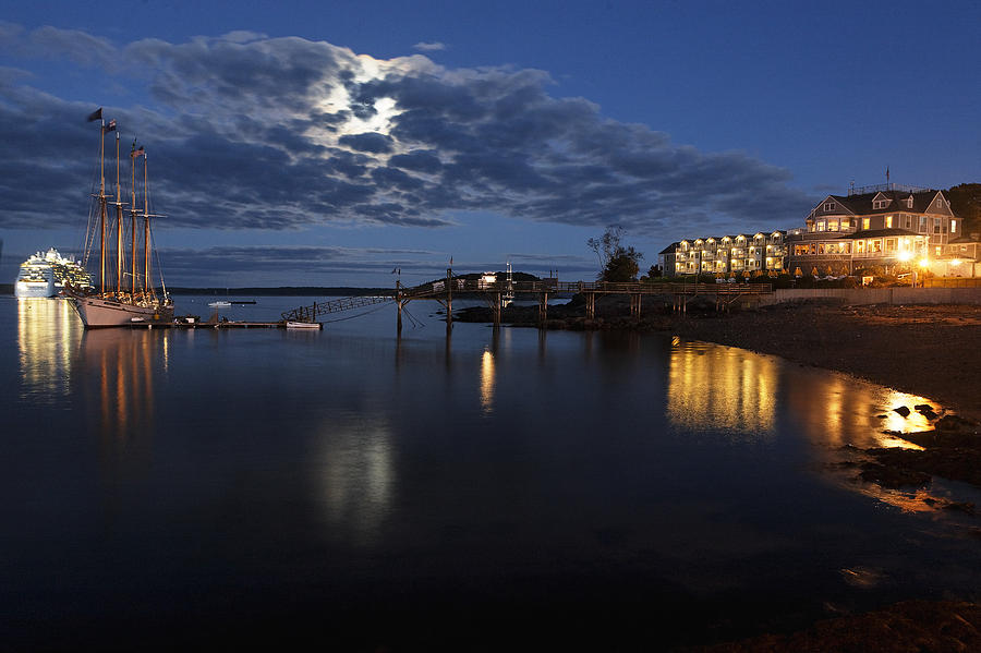 Bar Harbor Nights Photograph by Oze Fine Art America