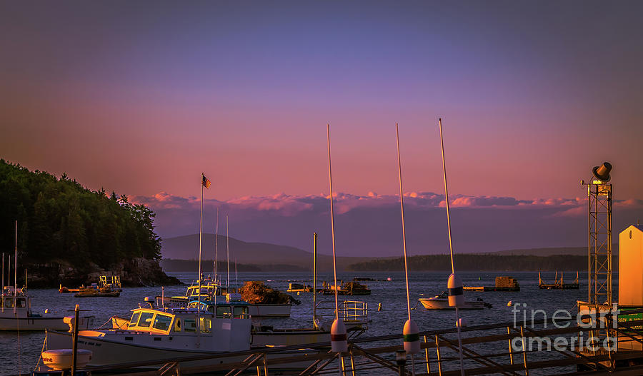 Bar Harbor sunset Photograph by Claudia M Photography