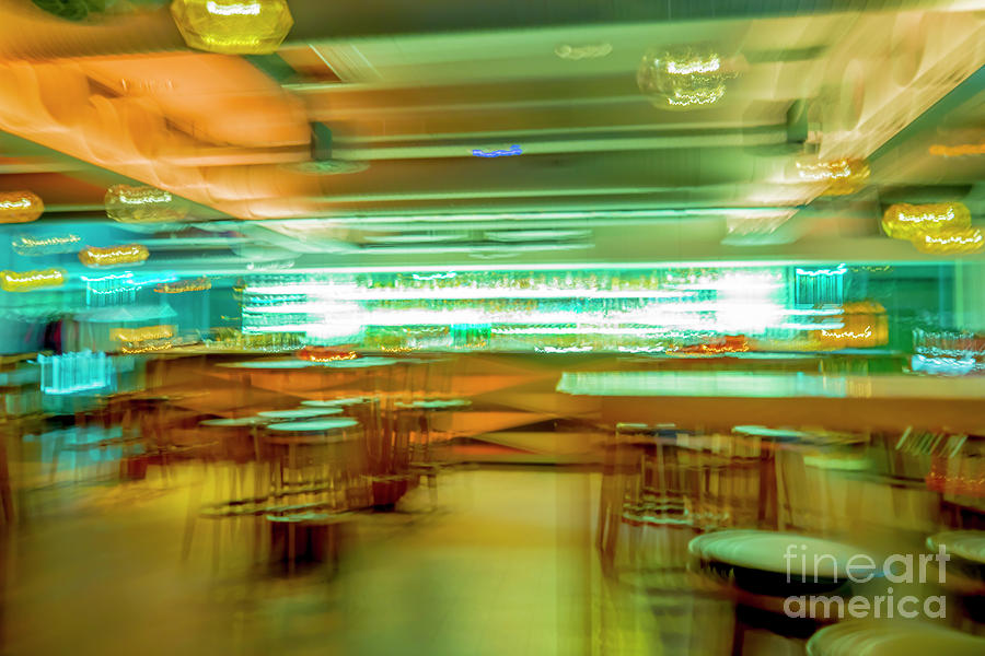 Bar in Motion Blur Photograph by Mats Silvan