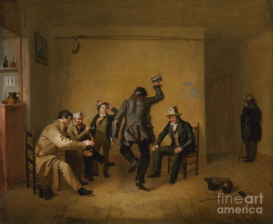 William Sidney Mount Painting - Bar-room Scene by Celestial Images