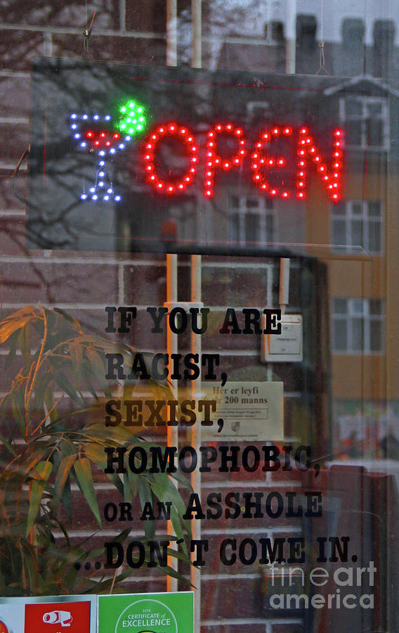 Bar Sign in Reykjavik  7397 Photograph by Jack Schultz