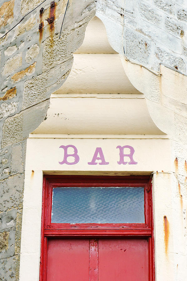 Architecture Photograph - Bar sign by Tom Gowanlock