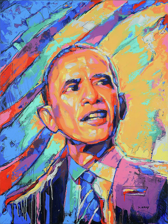 Barack Obama in Color by Damon Gray Barack Obama in Color by Damon Gray