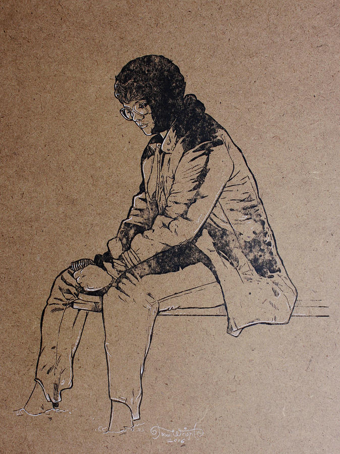 Drawing of Barbara Barb Holland