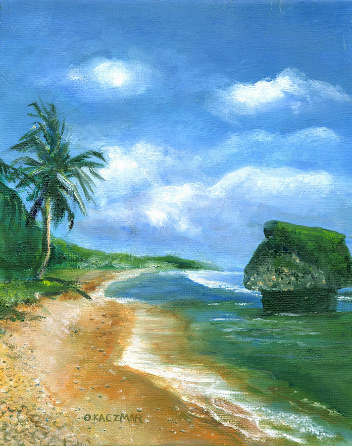 Barbados 1 Painting by Olga Kaczmar