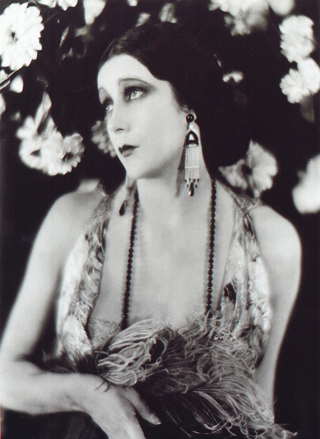 Movie Photograph - Barbara La Marr by Not known