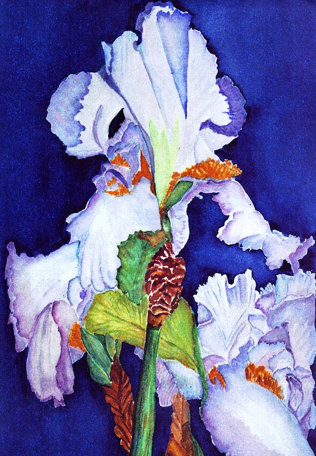 Barbara's Iris Painting by Deva Claridge | Fine Art America