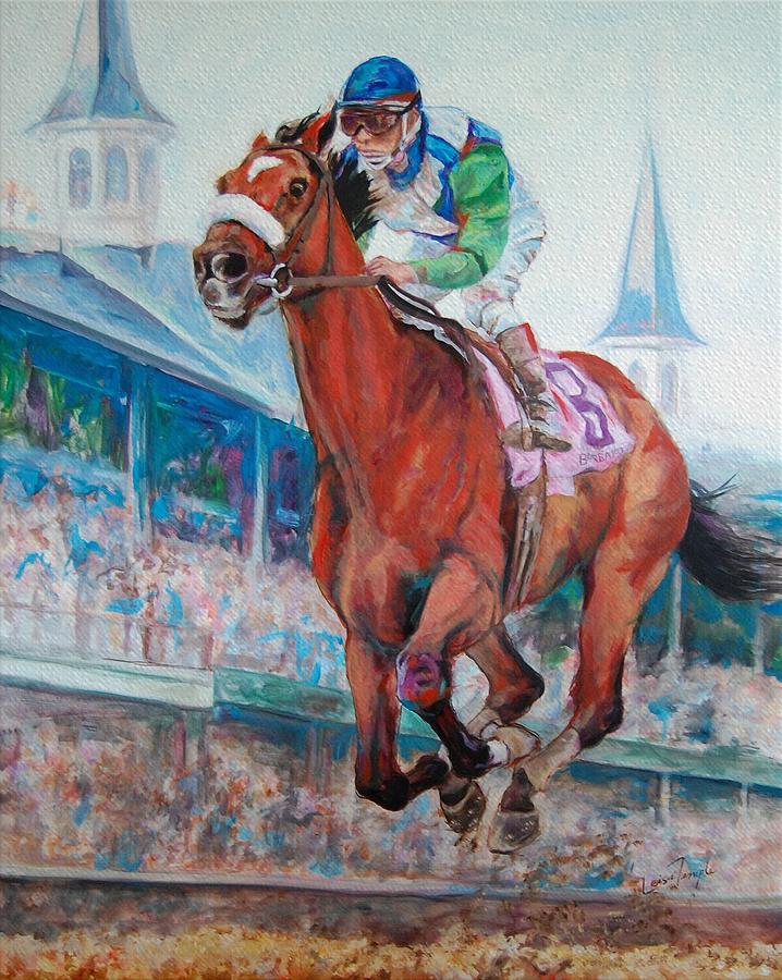 Barbaro Painting - Barbaro - Horse of the Nation by Leisa Temple