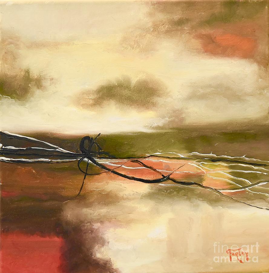 Modern Painting - Barbed Wire by Farley Gharagozlou