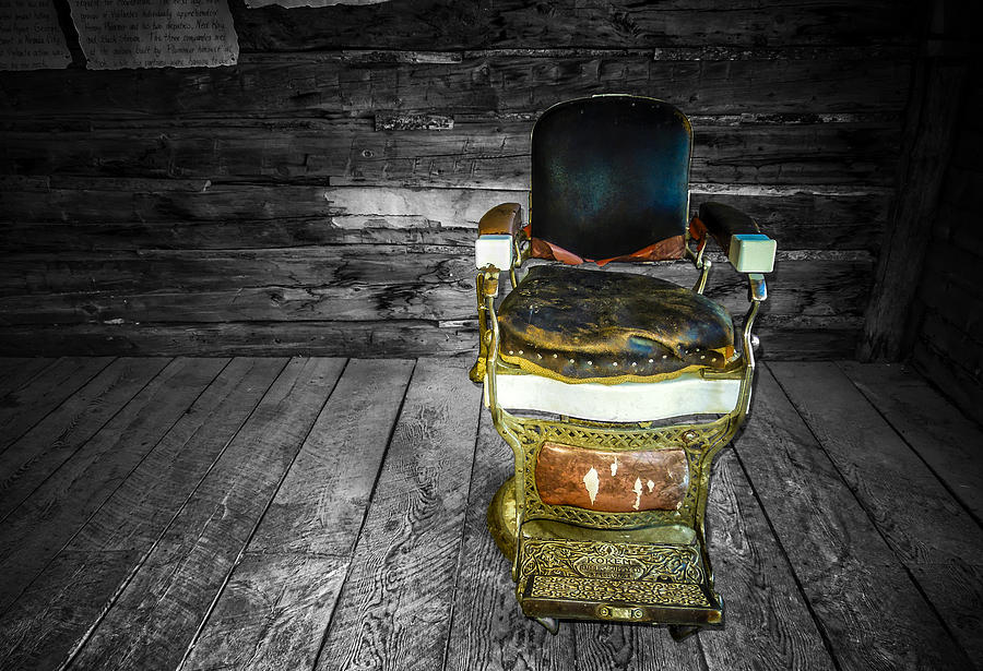 Ghost Town Barber Chair No. 1 Photograph by Sandra Selle Rodriguez