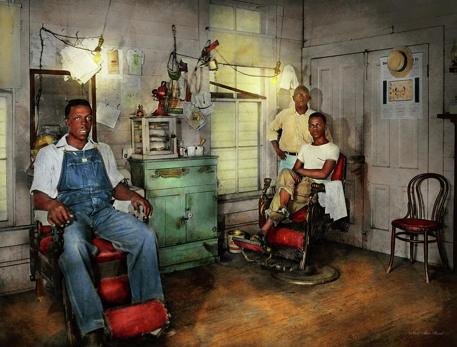 Barber - Family owned 1942 Photograph by Mike Savad