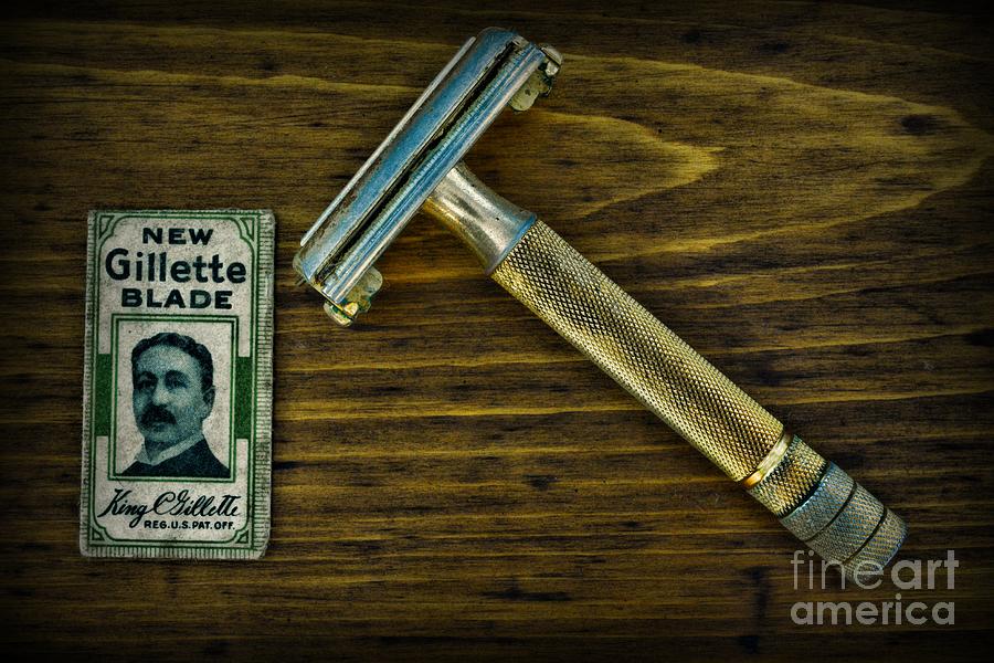Barber Gillette Safety Razor Photograph by Paul Ward