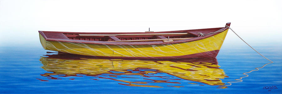Barca Amarilla Painting by Horacio Cardozo